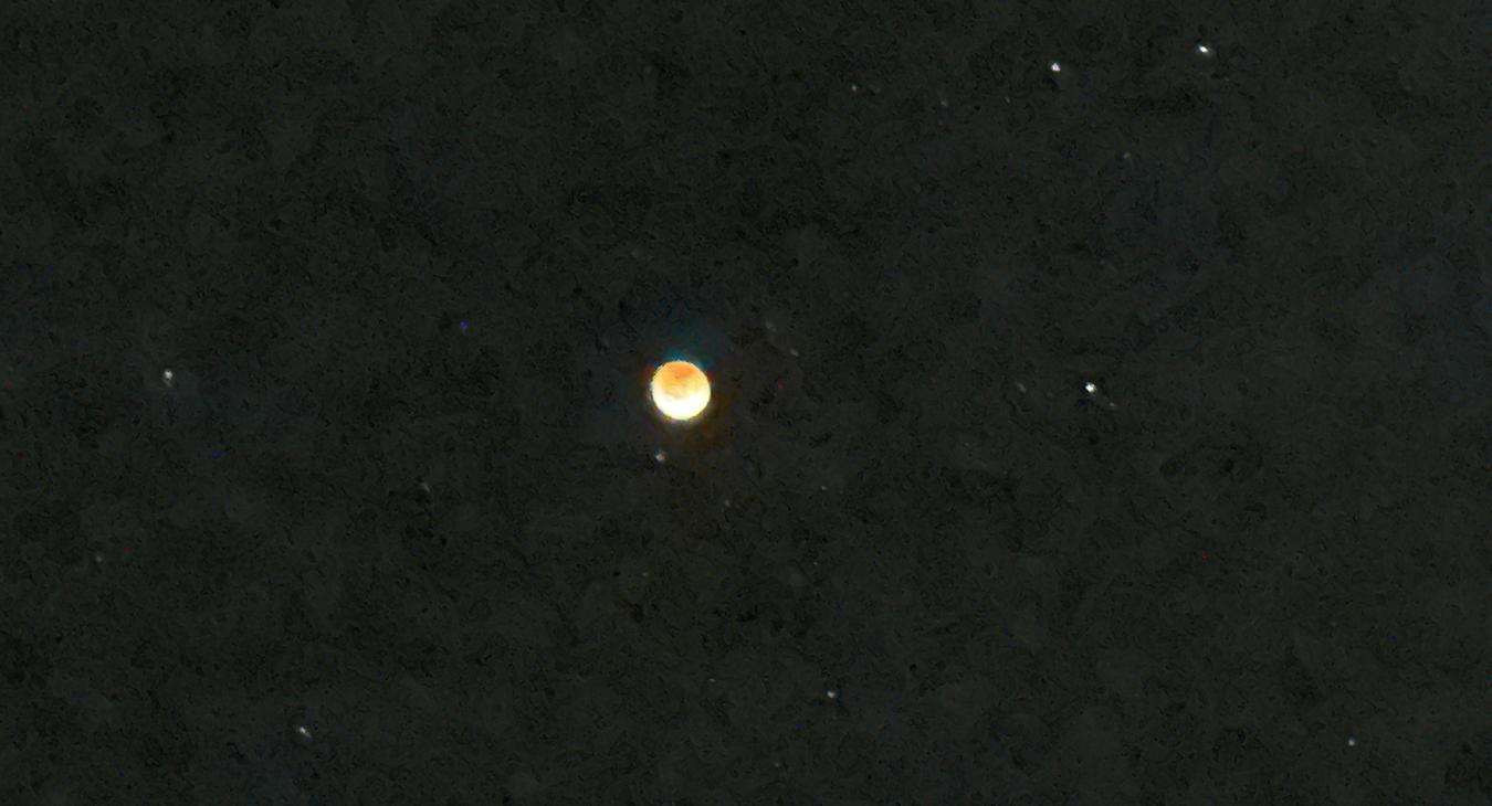 Full moon in the sky